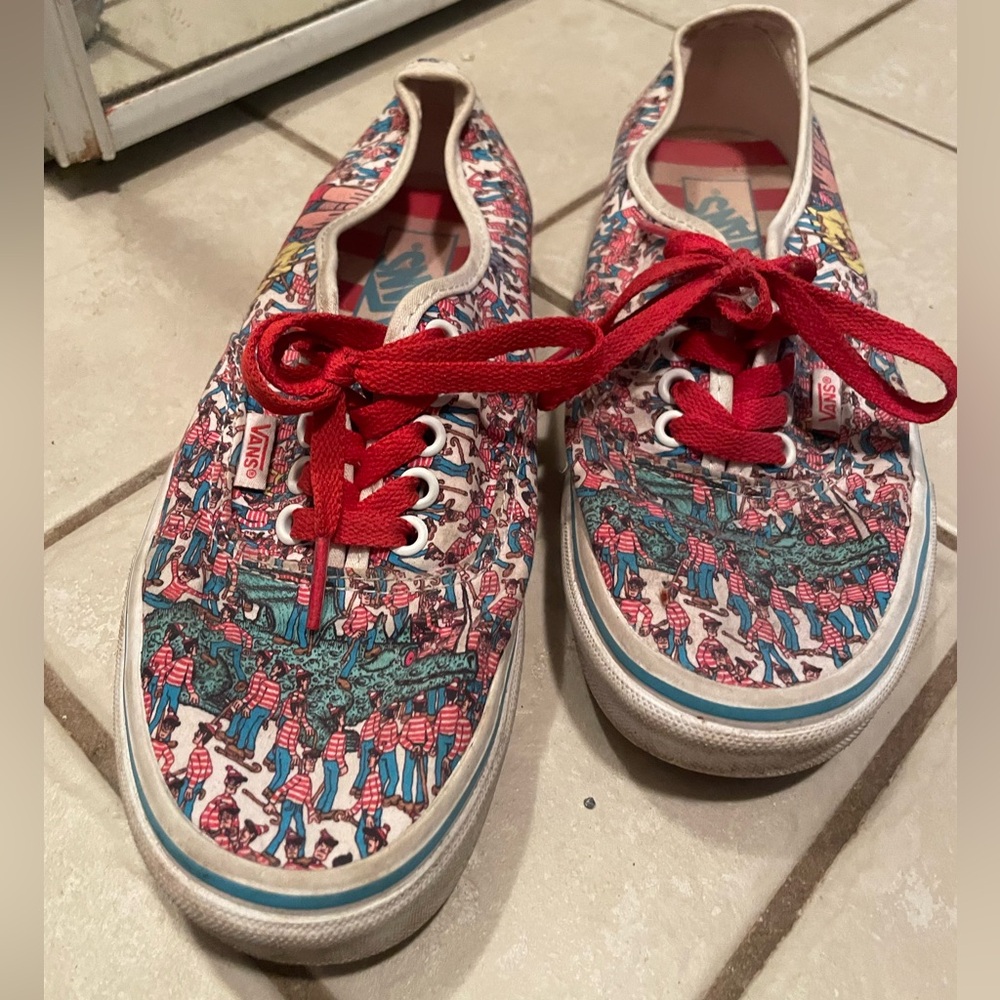 Vans where’s waldo shoes